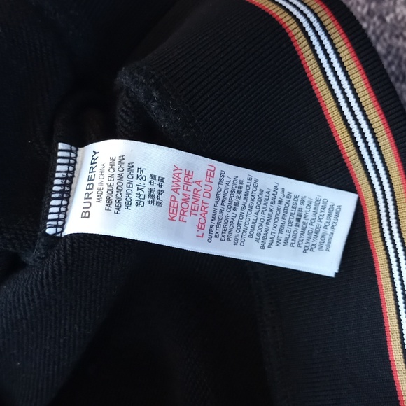 Burberry Girls Black Logo Sweatshirt - Picture 4 of 11